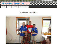 Tablet Screenshot of northeastrallyclub.com